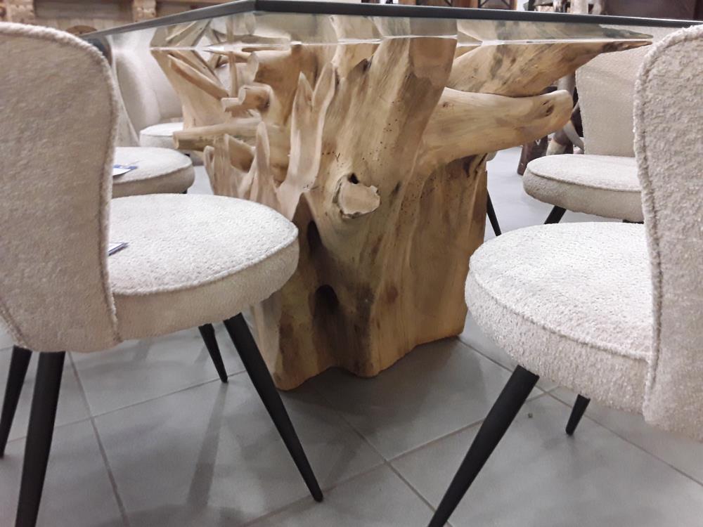 TABLE RACINE DECO NATURE 2M PAR 1M20