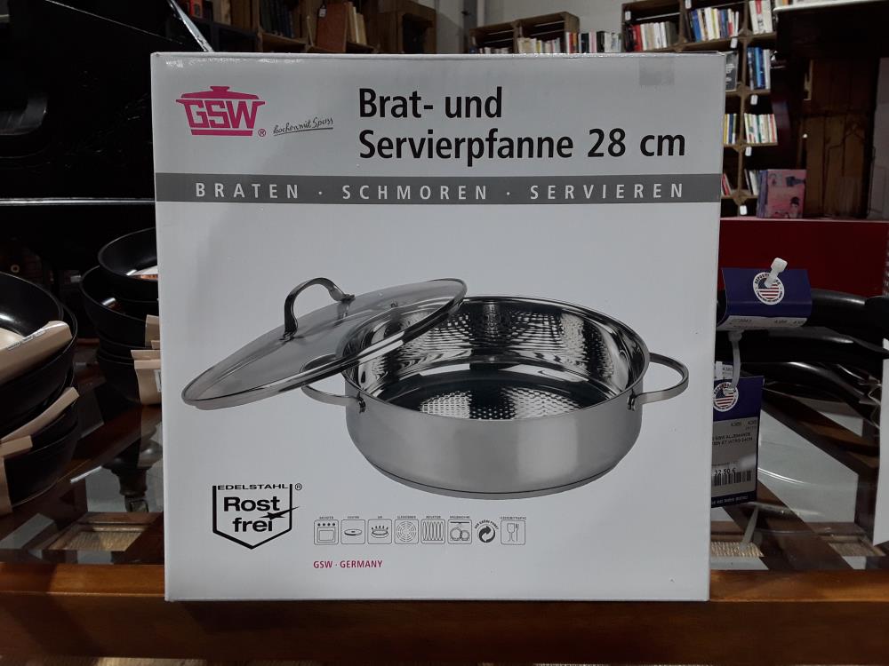 CASSEROLE INDUCTION GSW ALLEMANDE 28CM 