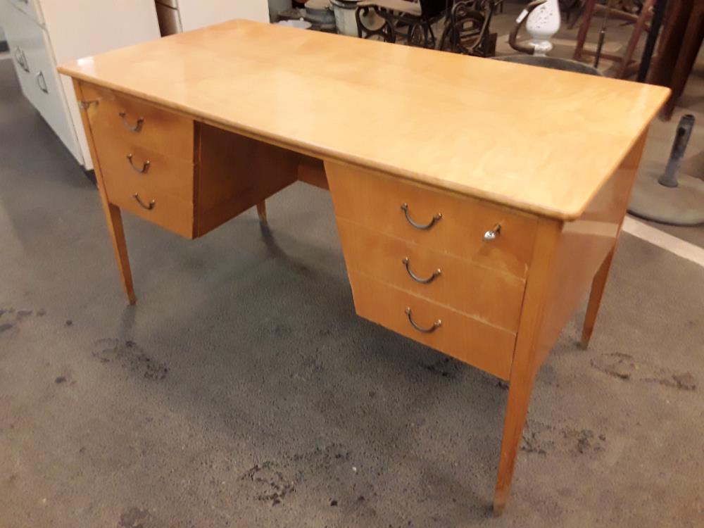 BUREAU PLAT DESIGN ANNEE 59 MODERNISTE 