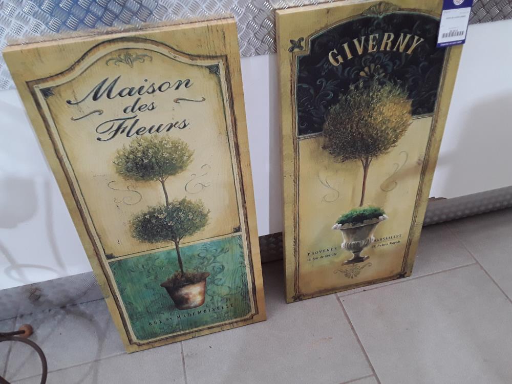 PAIRE DE CADRE ARBRE