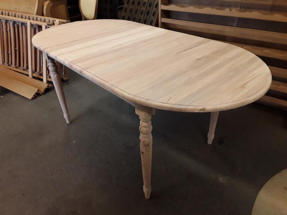 TABLE OVALE FRÊNE 1.8M X 0.90