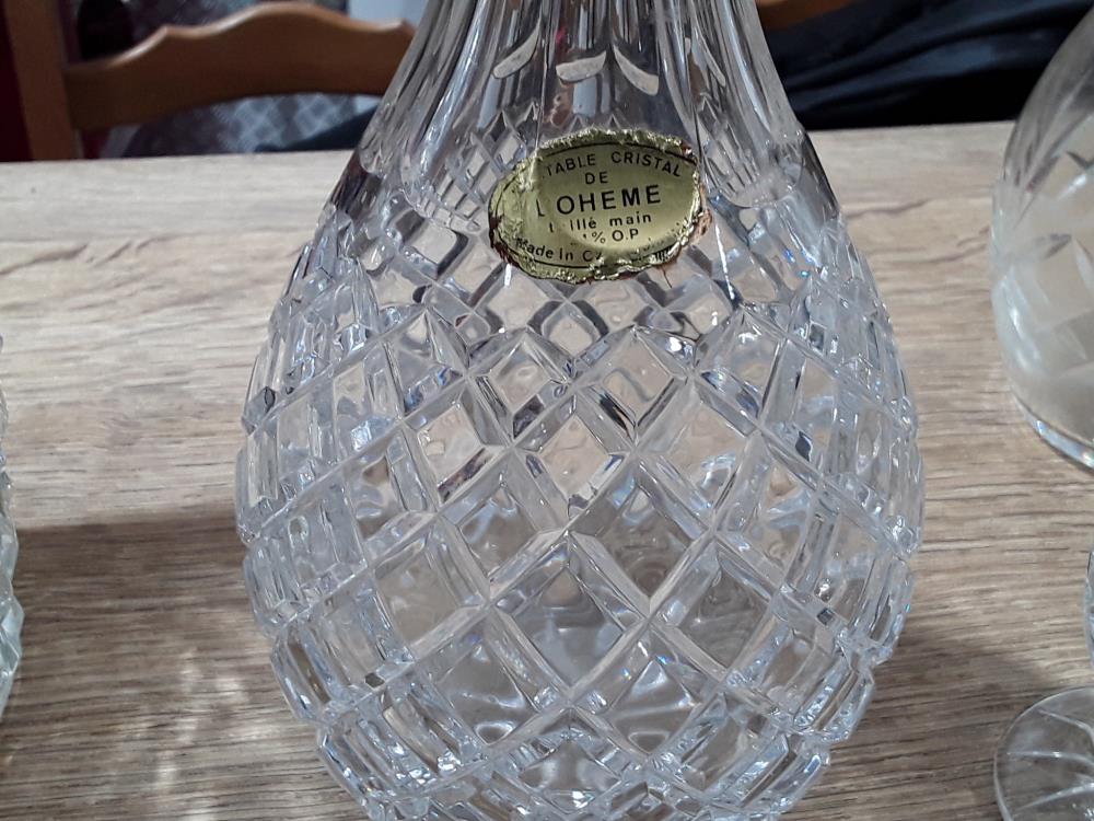 CARAFE EN CRISTAL L'OHEME