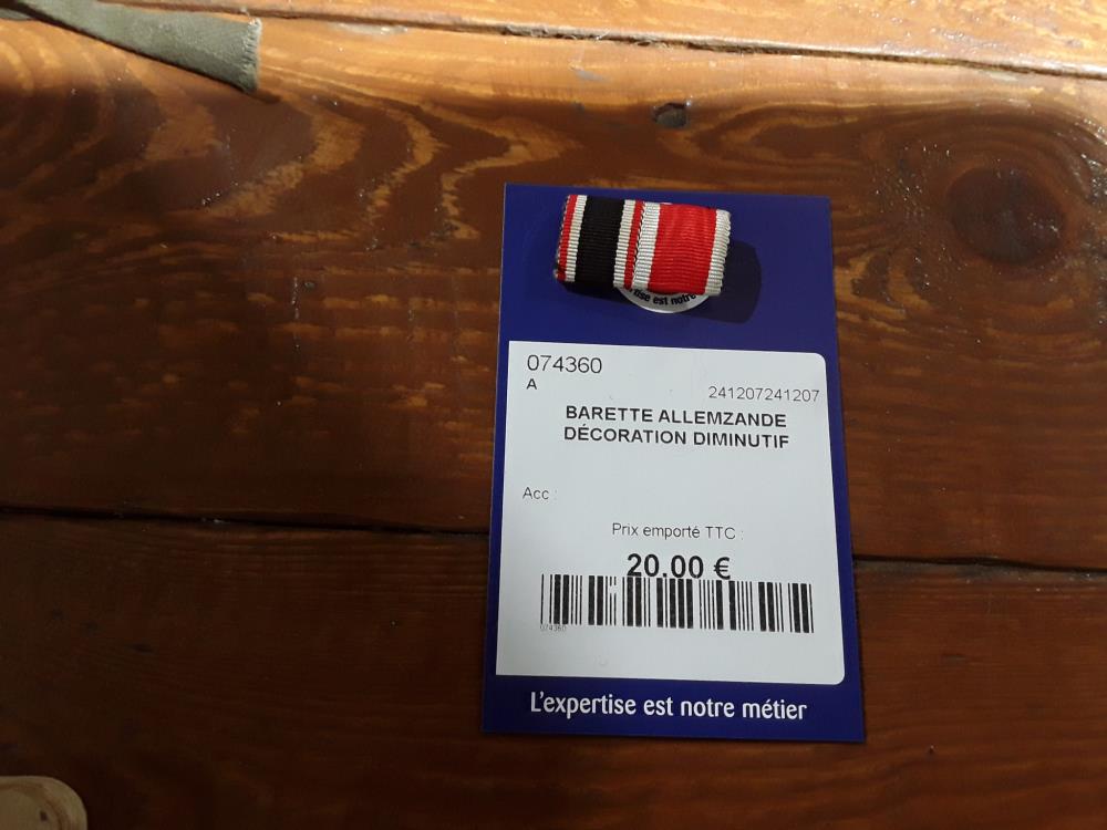 BARETTE ALLEMZANDE DÉCORATION DIMINUTIF 