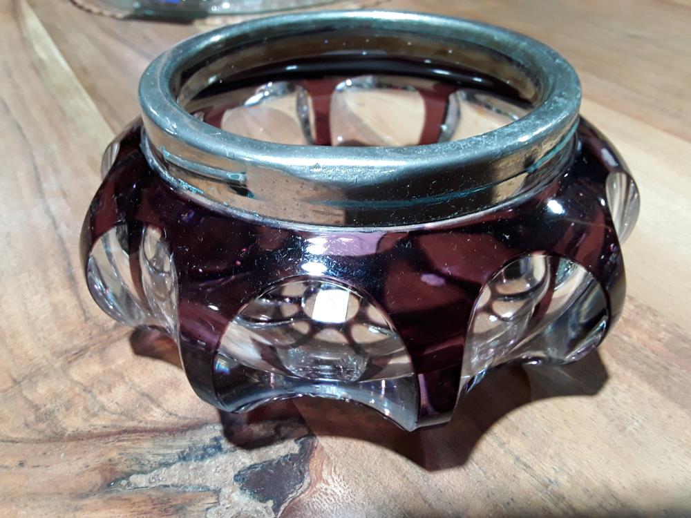 VIDE POCHE ART DÉCO VAL ST LAMBERT TAILLÉ 