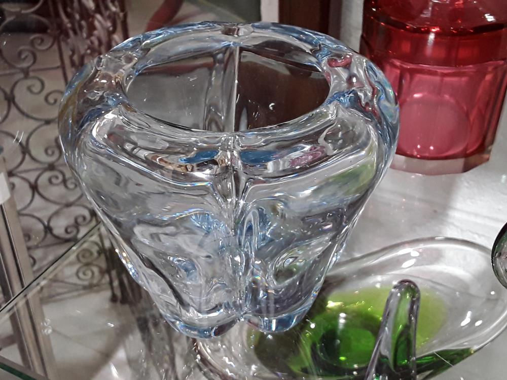 VASE EN CRISTAL COLORÉ 