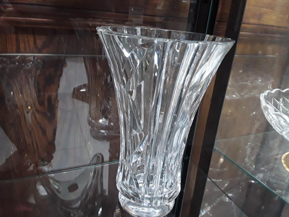 VASE CRISTAL TAILLÉ 