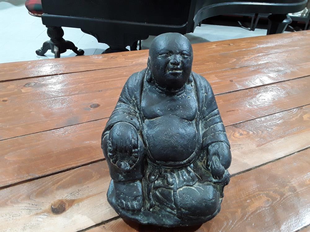 BOUDDHA CHINOIS ASSIS DECO DE JARDIN