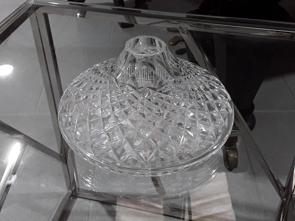 VASE BOUQUET ROND CRISTAL TAILLÉ VAL ST LAMBERT 