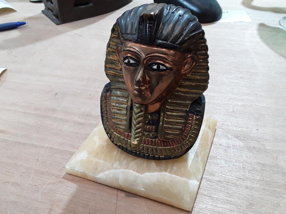 TETE EGYPTE DECO CUIVRE