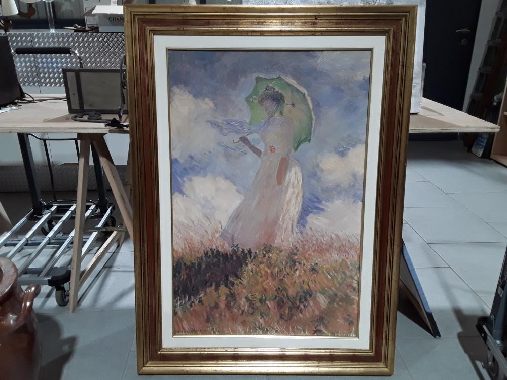 PEINTURE À L'HUILE REPRO MONET 