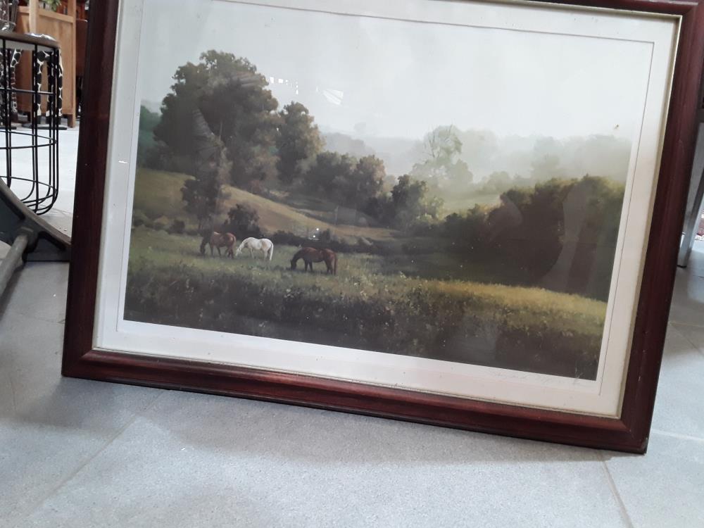 CADRE CHEVAUX PRAIRIE 