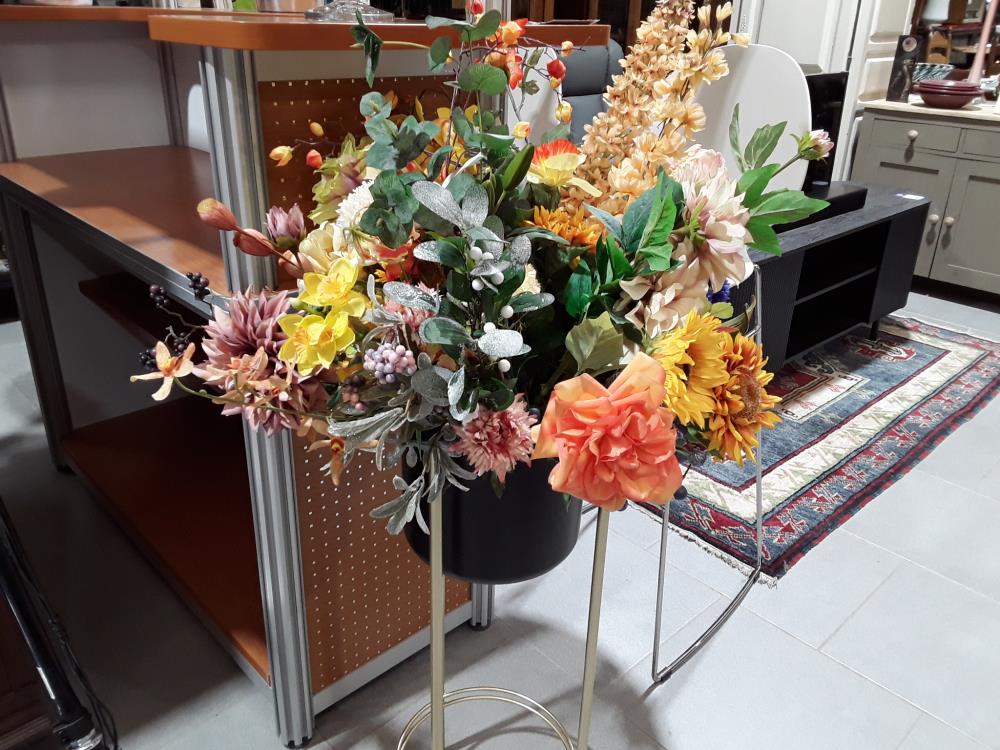 VASE FLEURS ARTIFICIELLES 