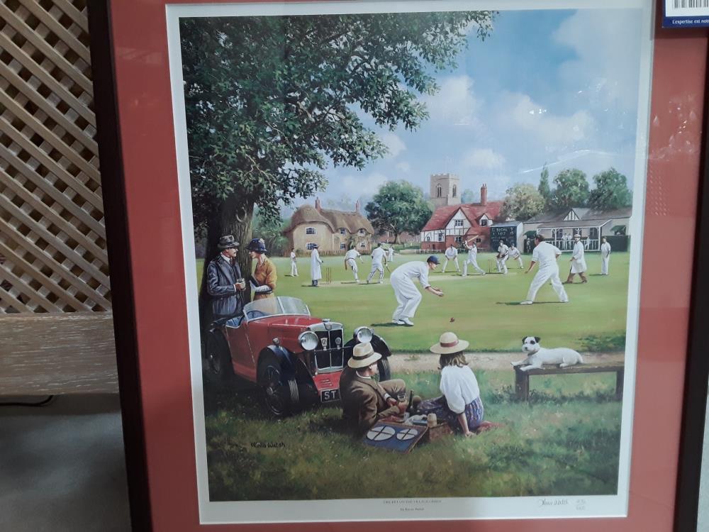 CADRE DÉCO JEU DE CHRICKET 