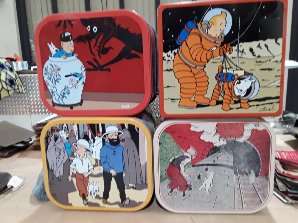 BOITE TINTIN GRAND FORMAT 