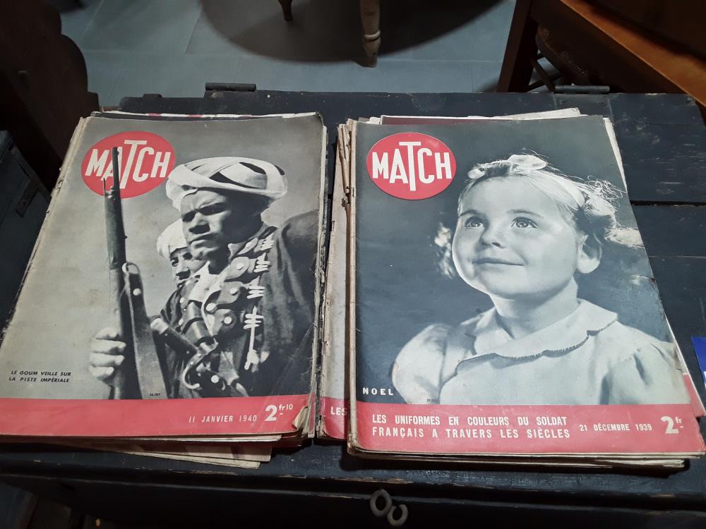 LOT DE MATCH 1940 