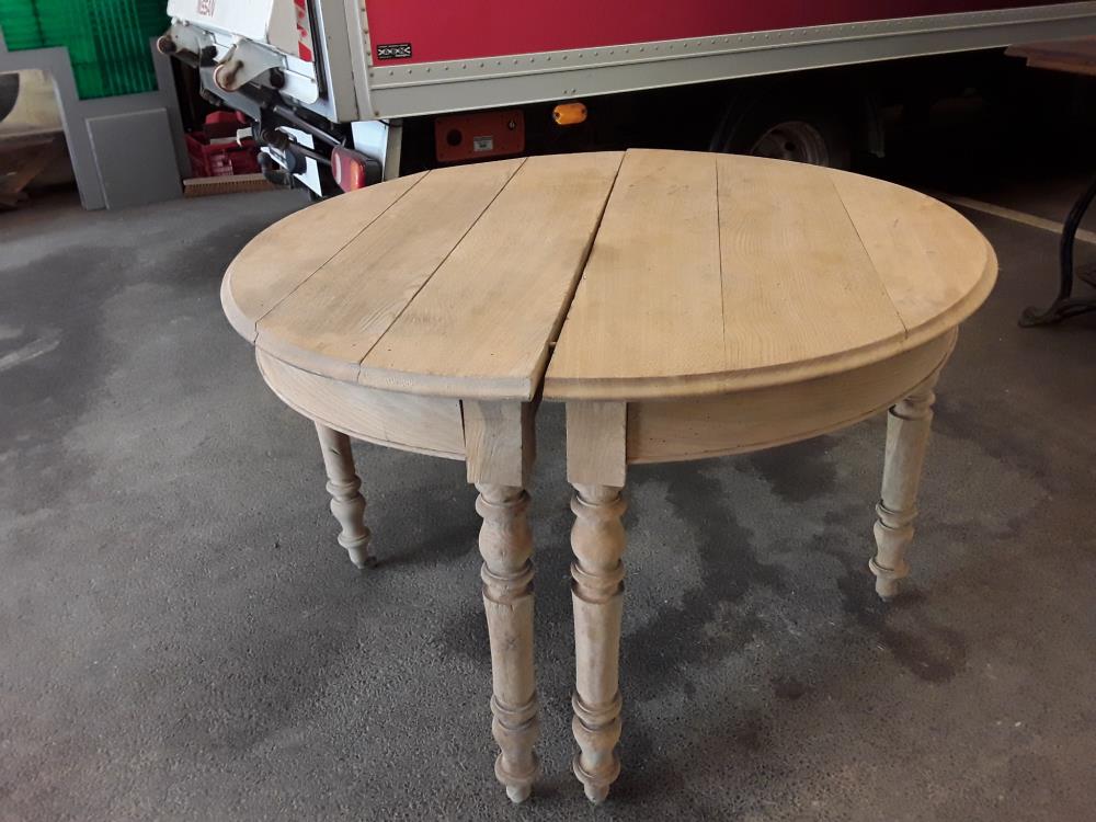 CONSOLE EN CHÊNE SABLÉ LOUIS PHILIPPE 