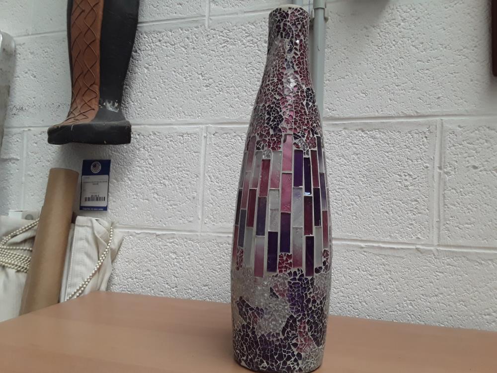 BOUTEILLE DECO MAUVE