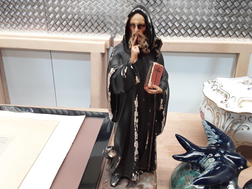 STATUE SAINT BENOÎT DE NURSIE 