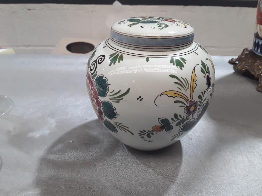 Delft polychrome ポット