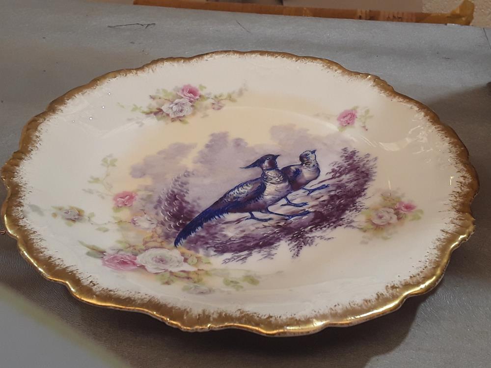 ASSIETTE À BISCUIT PORCELAINE LIMOGE