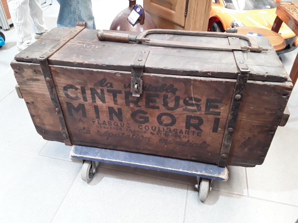 CAISSE PUBLICITAIRE LA CINTREUSE ANNÉE 30