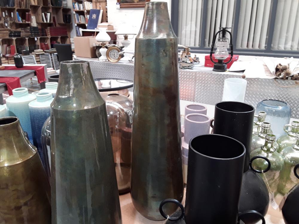 VASE METAL ÉMAILLÉ GM