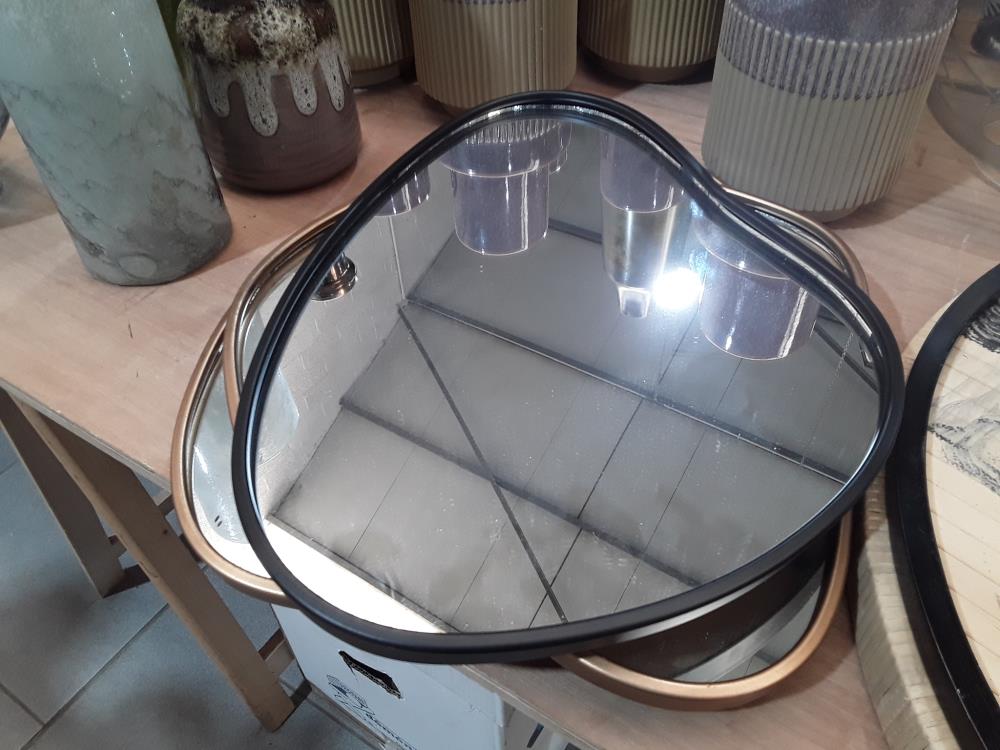 MIROIR DECO NOIR 