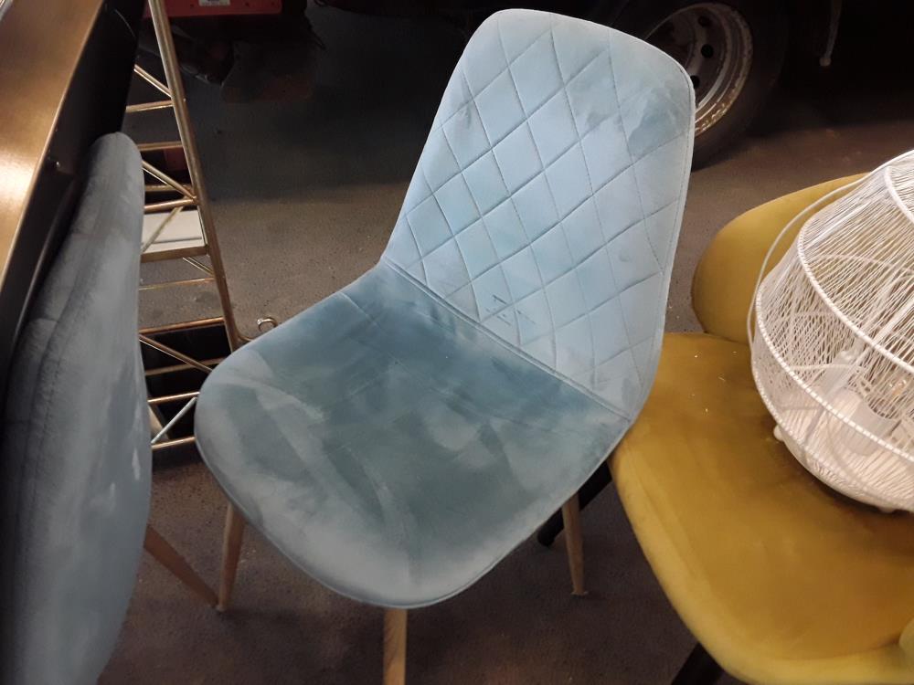 CHAISE DE BUREAU BLEU