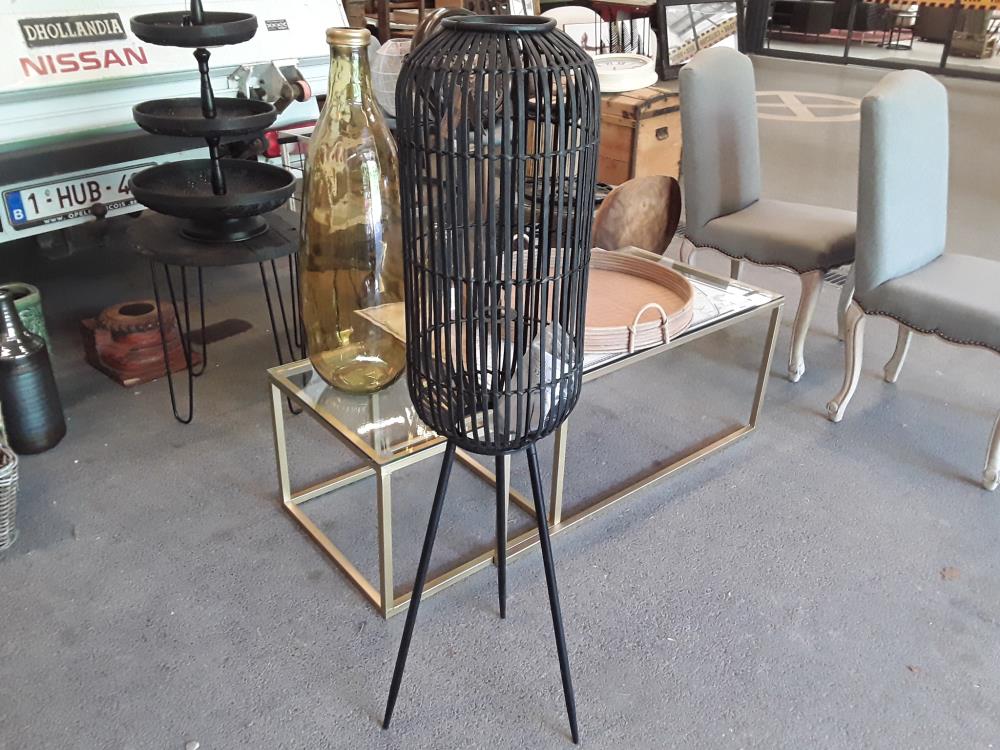 PIED DE LAMPE DECO DESIGN NOIR 