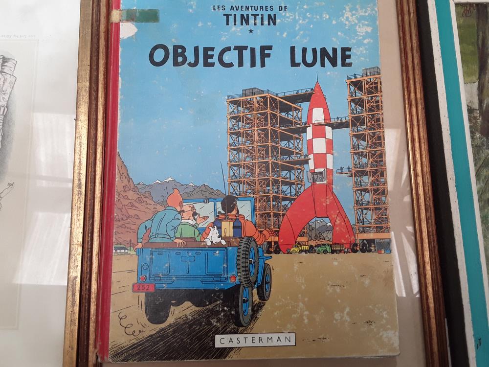 TINTIN OBJECTIF LUNE B27-1960