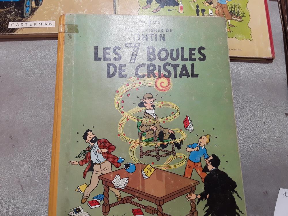 TINTIN LES 7 BOULES DE CRISTAL B30-1961