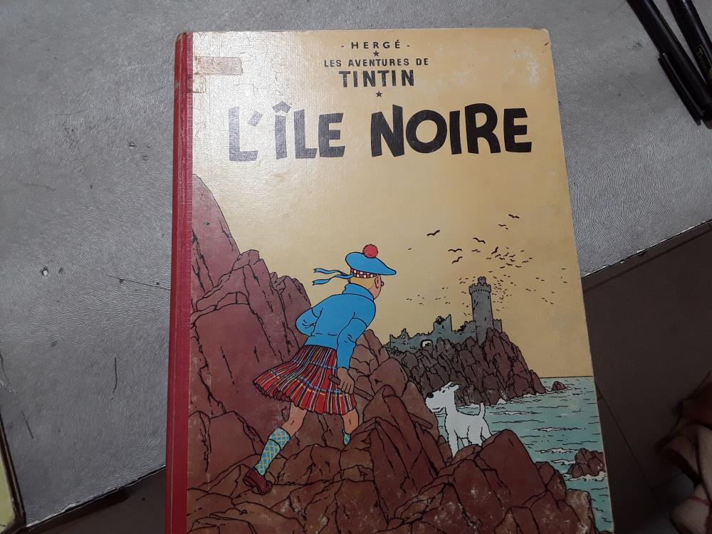 TINTIN L'ÎLE NOIR B27 BIS-1960