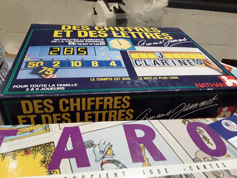 DES CHIFFRES ET DES LETTRES 