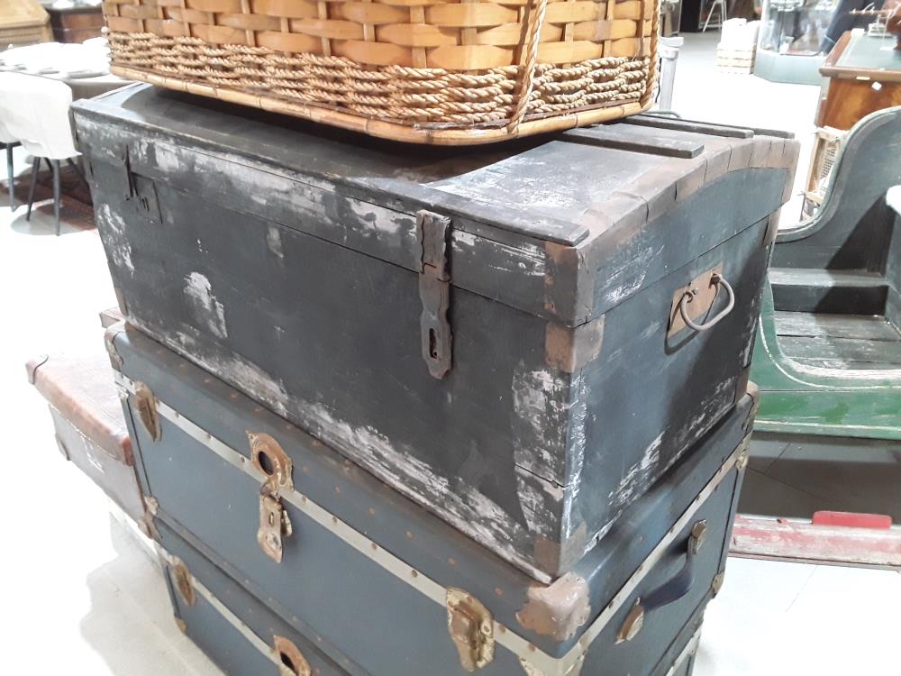 COFFRE DE RANGEMENT NOIR 