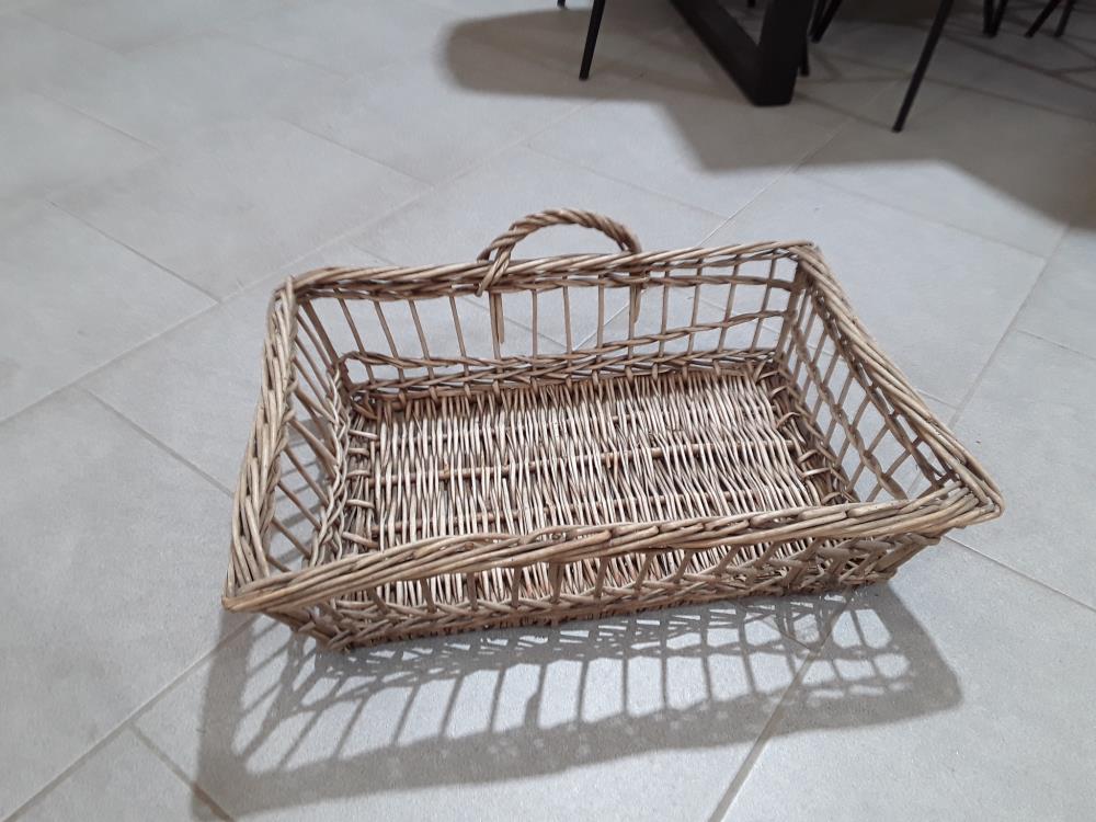 PANIER EN OSIER RECTANGULAIRE 