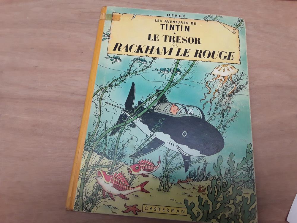 TINTIN LE TRÉSOR DE RACKHAM LE ROUGE B30-1961