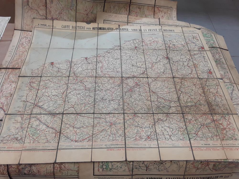 CARTE ROUTIÈRE DEBUT 20EME 