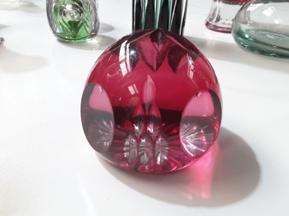 SULFURE PRESSE PAPIER CRISTAL TAILLÉ VAL ST LAMBERT 