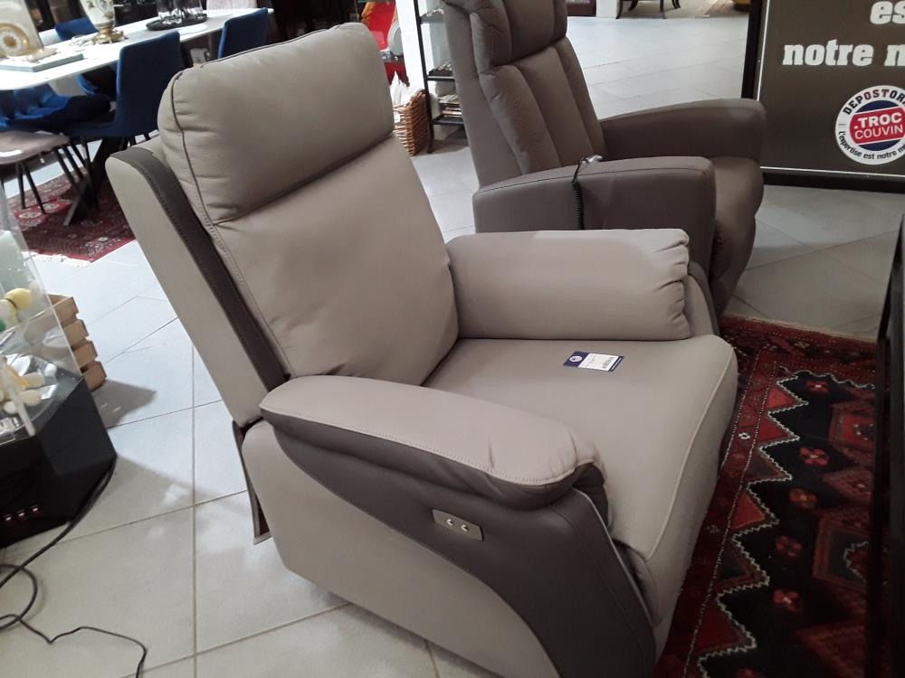 FAUTEUIL RELAX ÉLECTRIQUE 2 COULEURS