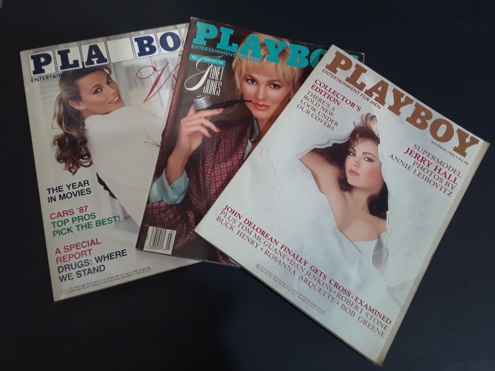 LOT DE 3 PLAYBOY VINTAGE 