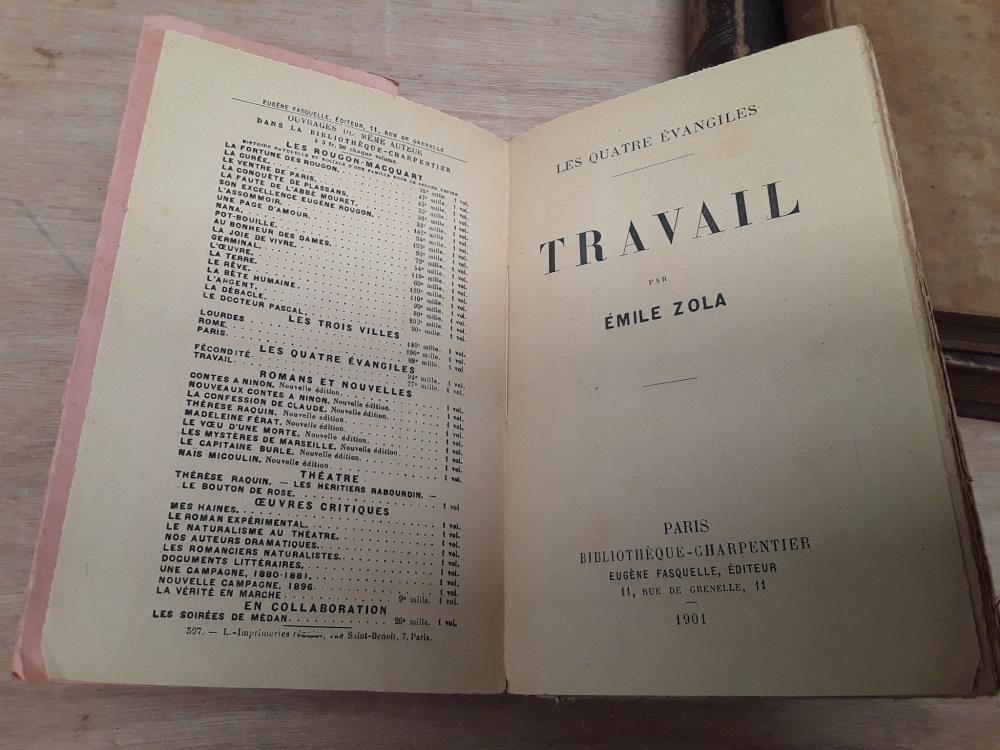 LES QUATRES EVANGILES TRAVAIL ÉMILE ZOLA