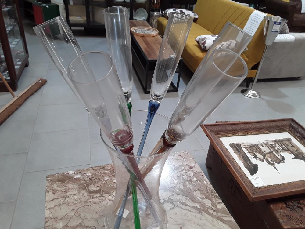 ENSEMBLE DE COUPES DE CHAMPAGNE