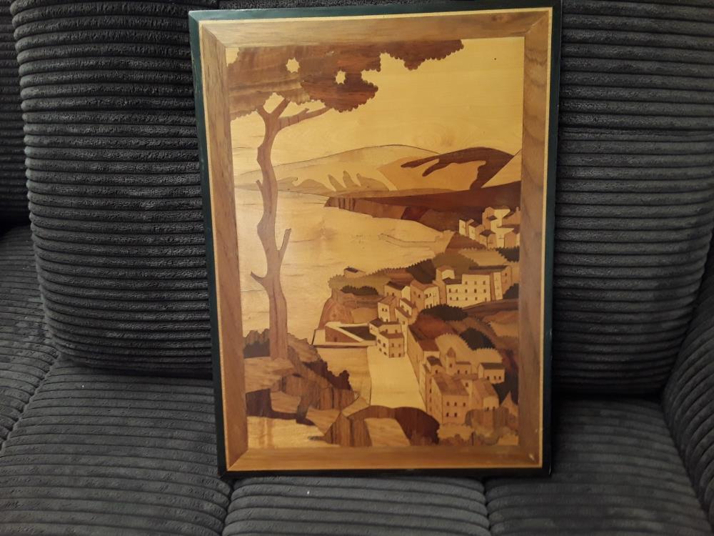 TABLEAU EN MARQUETERIE MENTON FRANCE