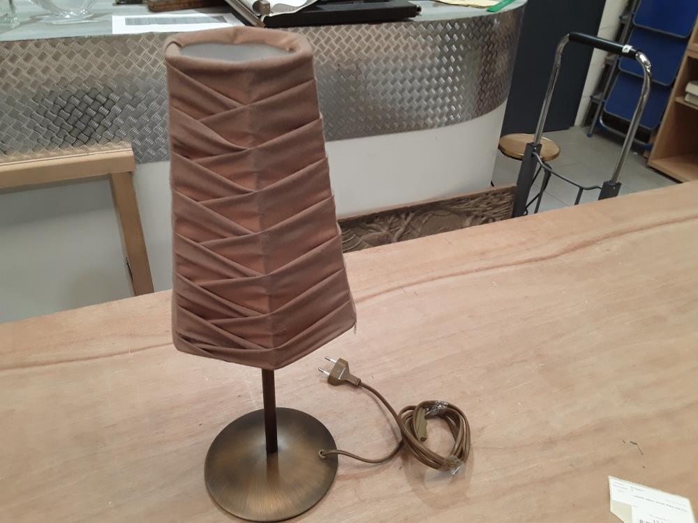 LAMPE ABAT-JOUR PIED METAL