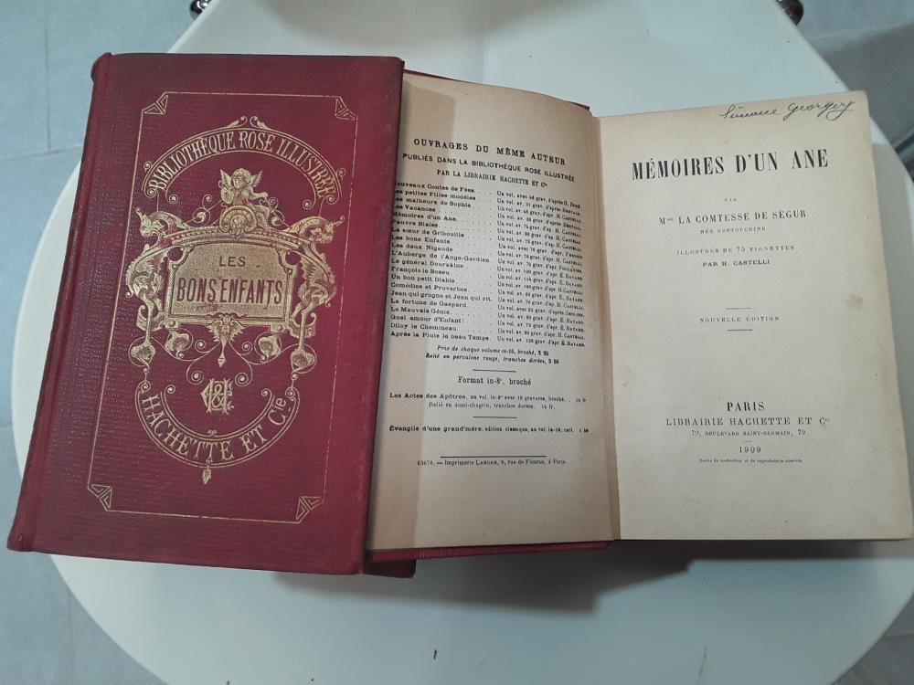 COLLECTION DE LIVRES LA BIBLIOTHÈQUE ROSE ILLUSTRÉE