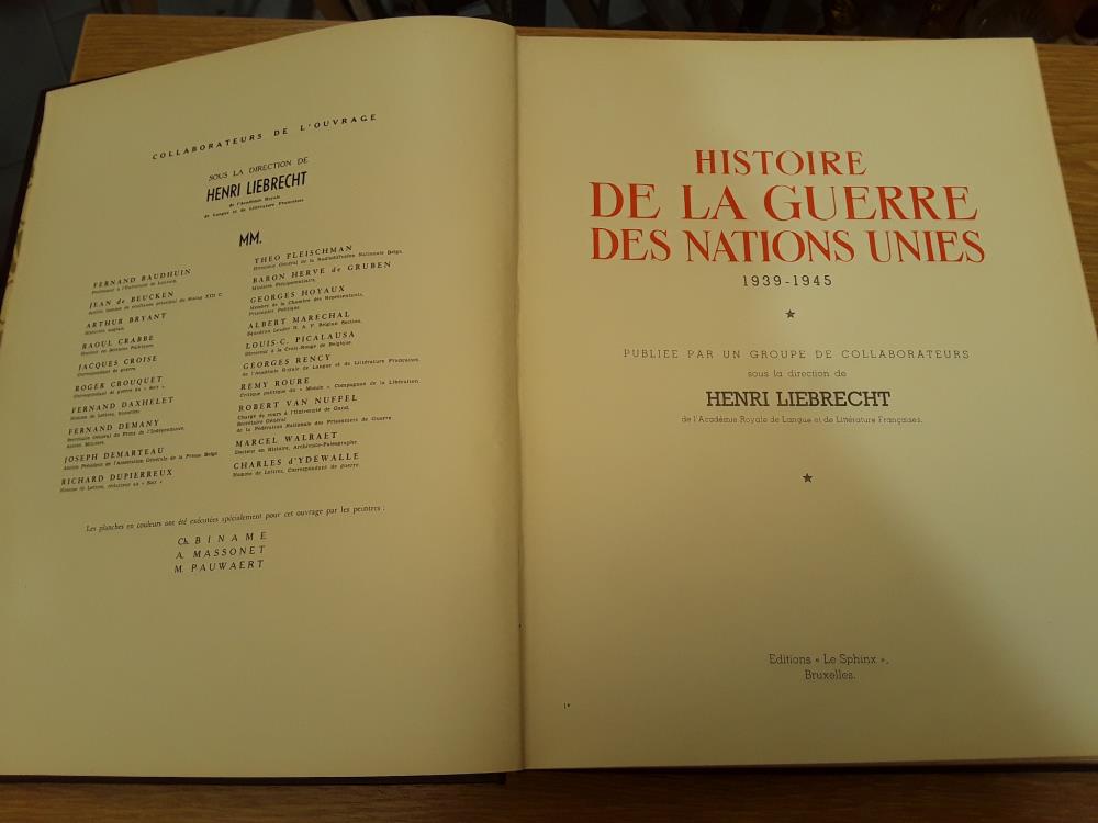 LIVRE HISTOIRE DE LA GUERRE 