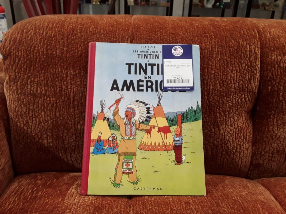 BD TINTIN EN AMERIQUE  B21 1957 