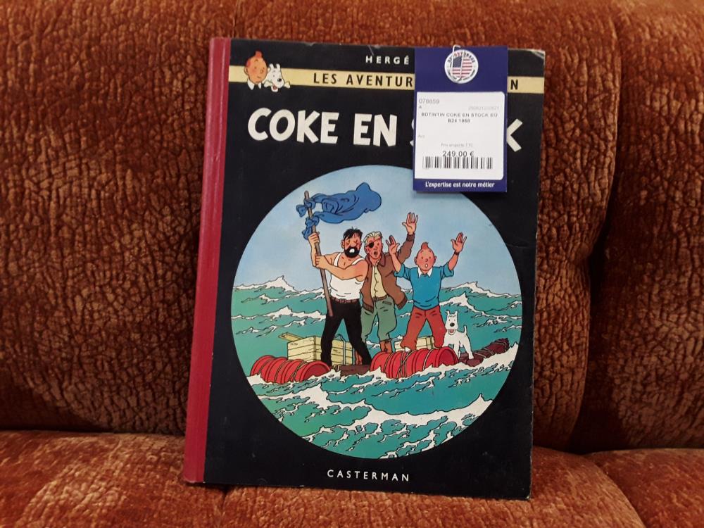 BDTINTIN COKE EN STOCK EO B24 1958