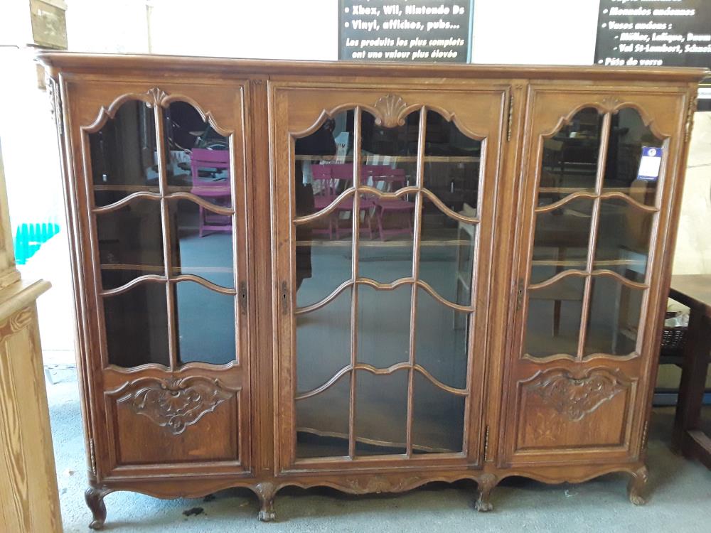 BIBLIOTHEQUE LIEGOISE EN CHENE + CLÉS