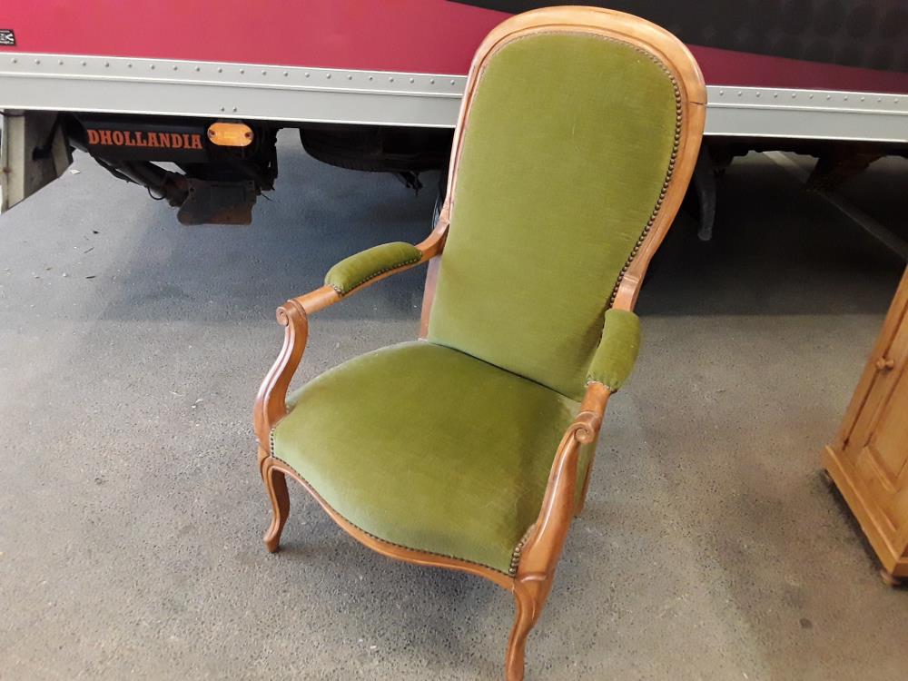 FAUTEUIL BERGERE VERT